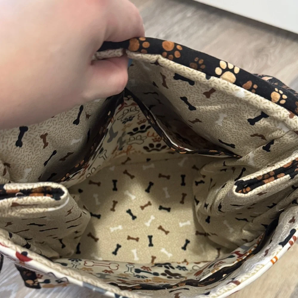 Paw Print Dog Carrier Bag